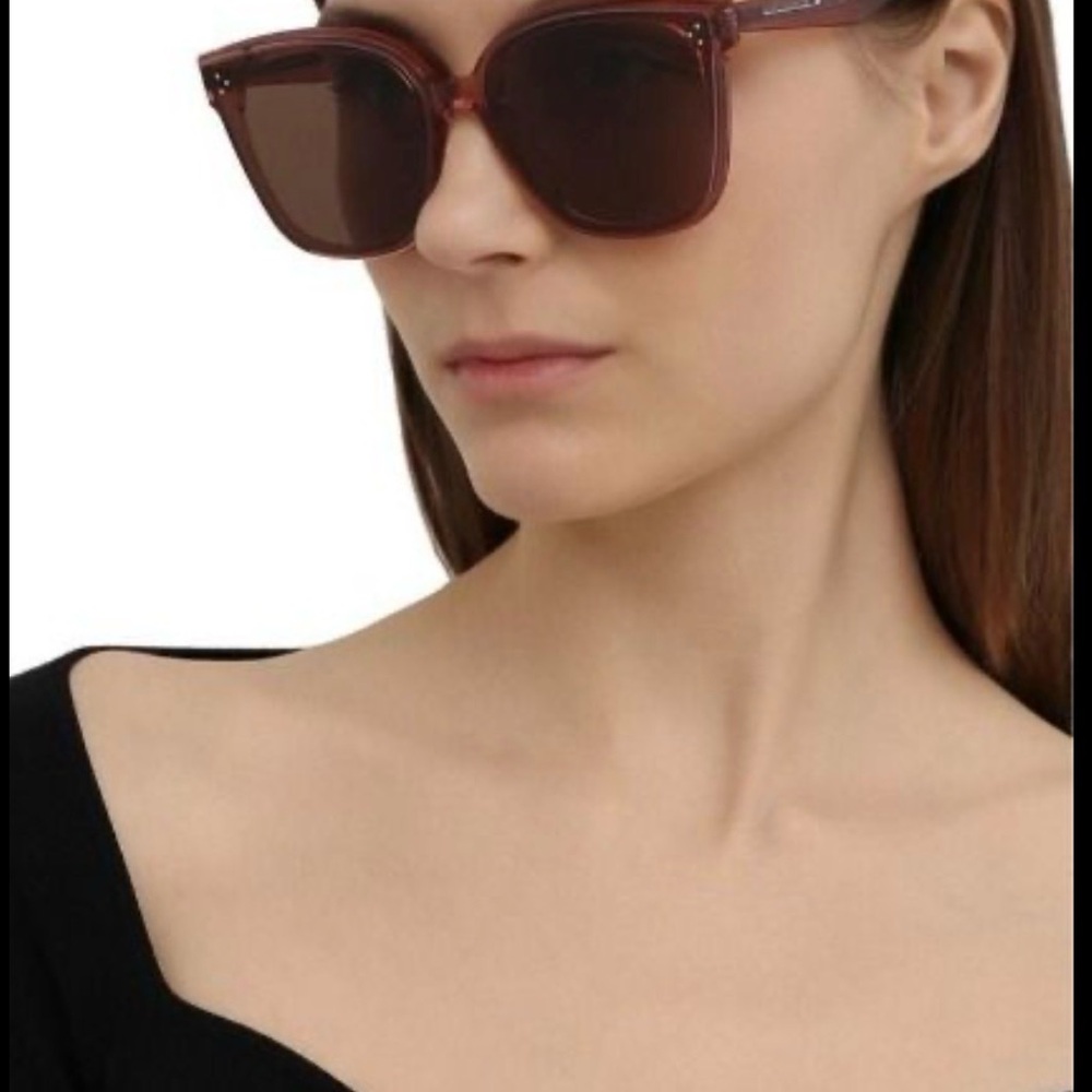 GENTLE MONSTER RICK BC4 Dusty rose frame Brown tinted lens Sunglasses for Women